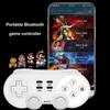 Wireless Bluetooth Controller with Joysticks Rumble Vibration Gamepad for Switch/Switch Pro Android/pc /PS3-White-