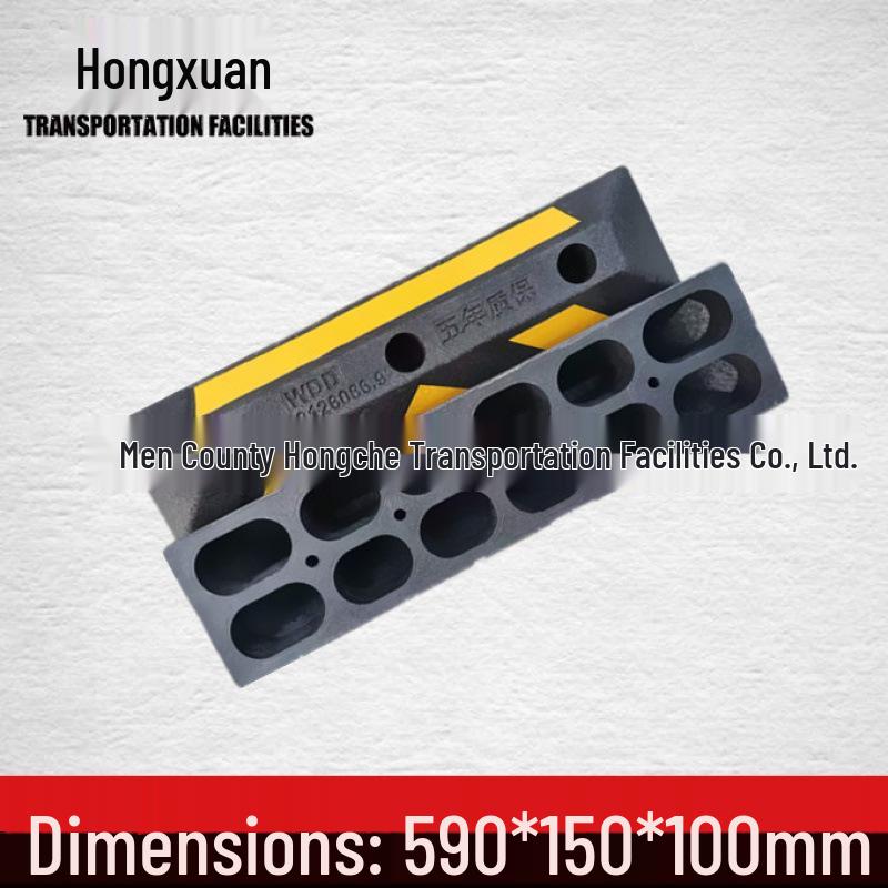 Rubber & Plastic Wheel Stopper: Parking Space Limiter & Positioner