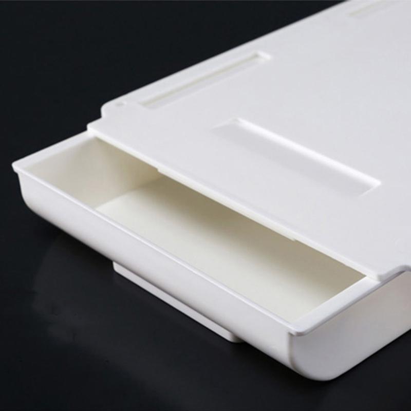 Space Saving Adhesive Mounted Organizers Drawer Under Table Surfaces For Mess Release Workspaces