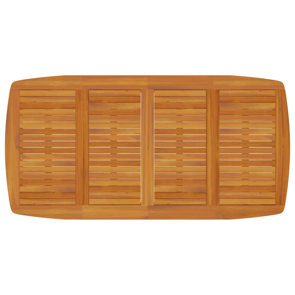 Vidaxl Garden Table, 200X100X75 Cm, Solid Acacia Wood