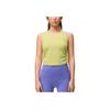 SAUCONY Soft Comfortable Fitted Pullover Tank Top Women Tops Mustard-Yellow SC1249099A