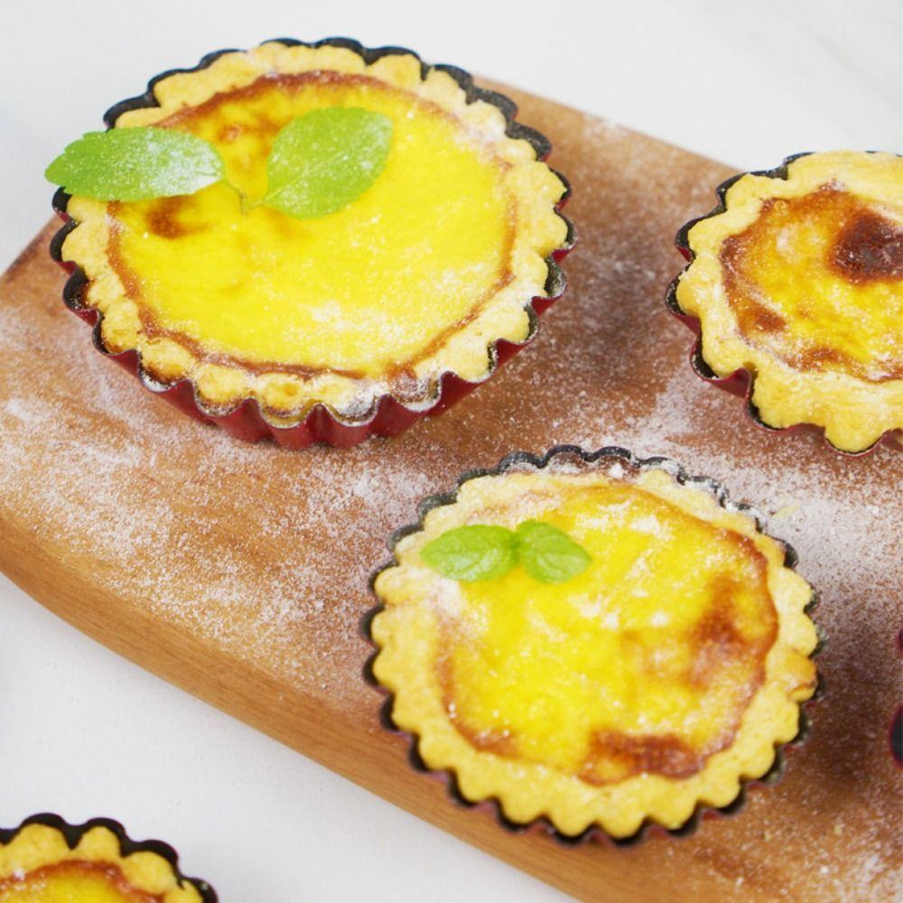 Carbon Steel Egg Tart Molds Mini Tartlet Baking Mold Bakeware Flan Pan Mold  Pie Pizza