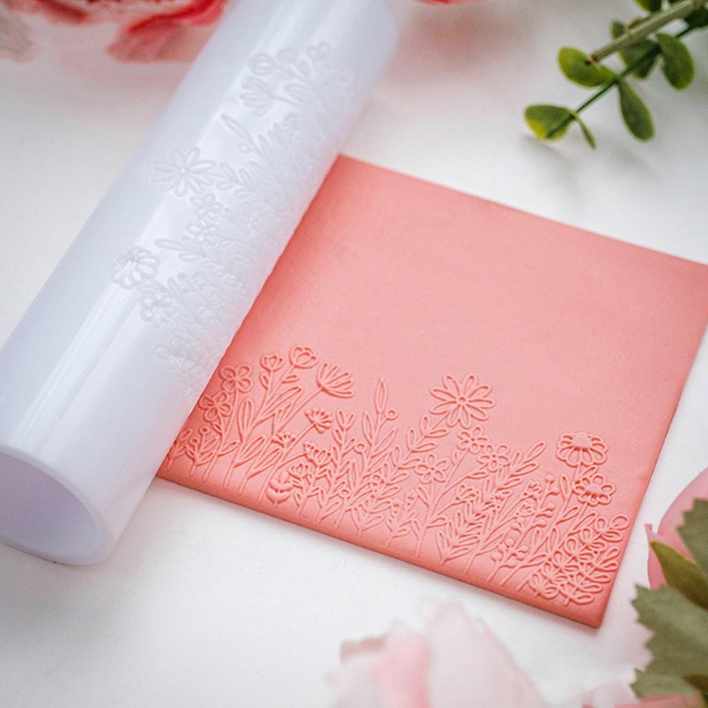 Acrylic Clay Pattern Roller Handmade Jewelry Tool for Bohemian Style Accessories Polymer Clay Texture Accessory