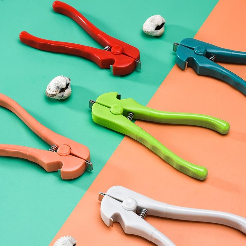 Otvírák na lastury ústřic pro domácnost multifunkční klip na krevety klip na korýše klip na mořské plody přenosný otvírák na láhve kuchyň