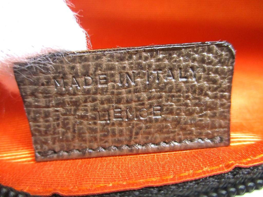 Authentic BVLGARI Logomania Brown Fabric Pencil Case Pouch #a755  Refurbished