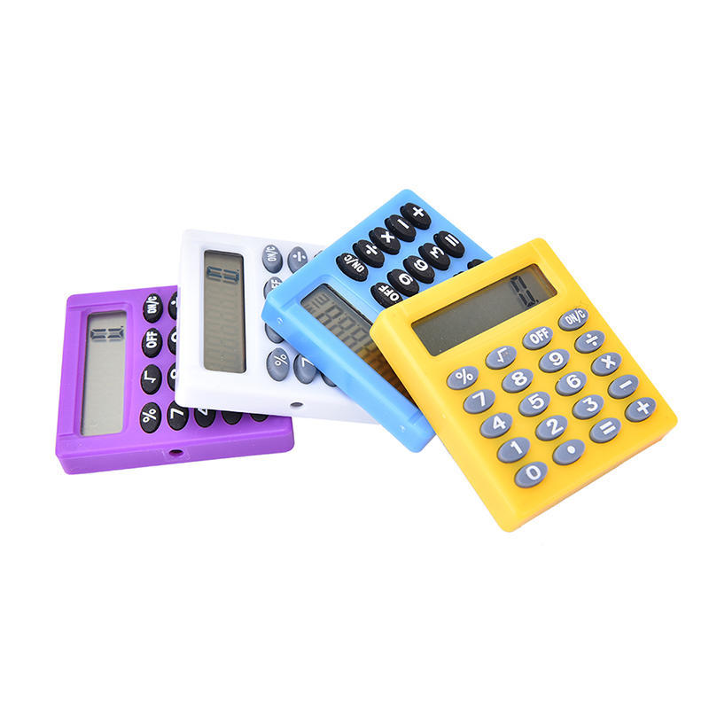 Student Small Mini Electronic Calculator Candy Color Calculating Office Supplies,
