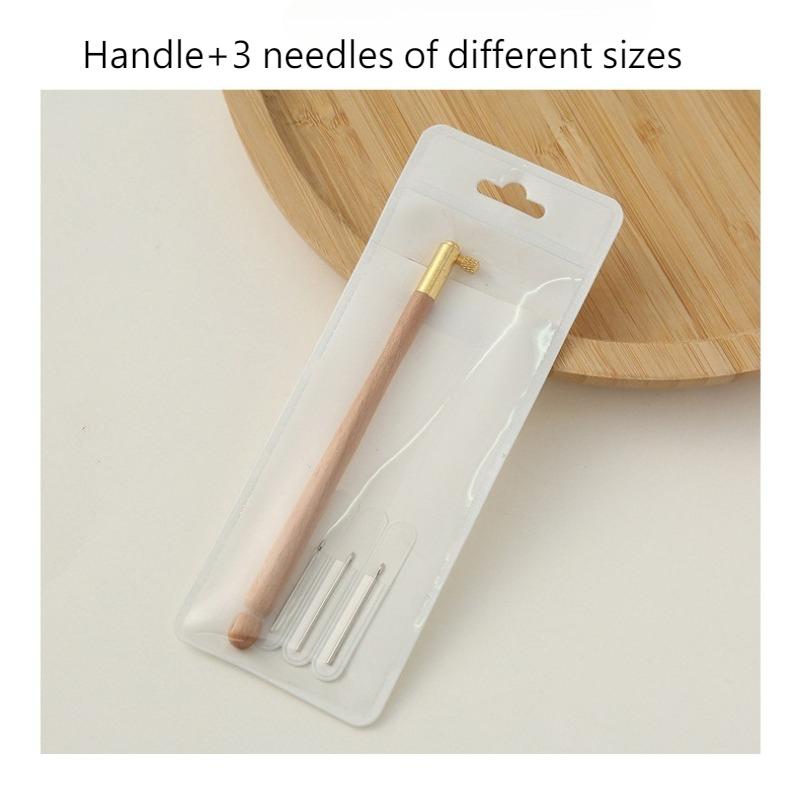 

BEPAN French Embroidery Crochet Beading Needle Set Double Sided Beading Pin DIY Handmade Craft Tools For Daily Home Use