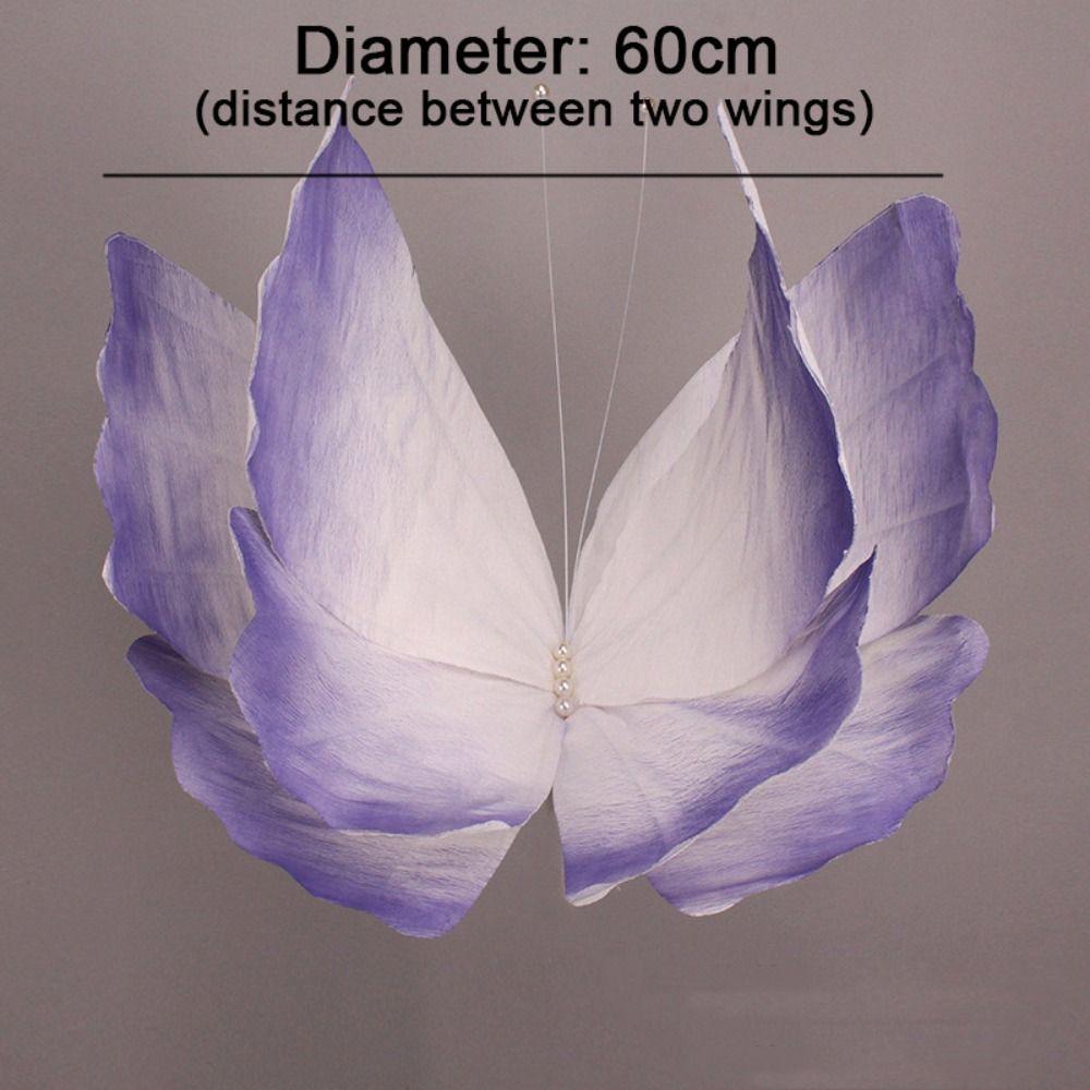Paper Big Simulated Butterfly 3D Butterfly Flower Head  Large Scale Event
