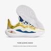 Curry Brand Curry Flow 11 GS Champions Mindset Kids Sneakers Blue Lemon-Ice Metallic-Gold 3027829-300