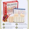Wooden Montessori Teaching Aid Geometry Rope Threading Games Children's Early Education Thinking Training Board Educational Toys
