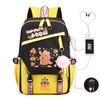 Kapibara fun peripheral printing new schoolbag cute cartoon primary and secondary school students spine backpack