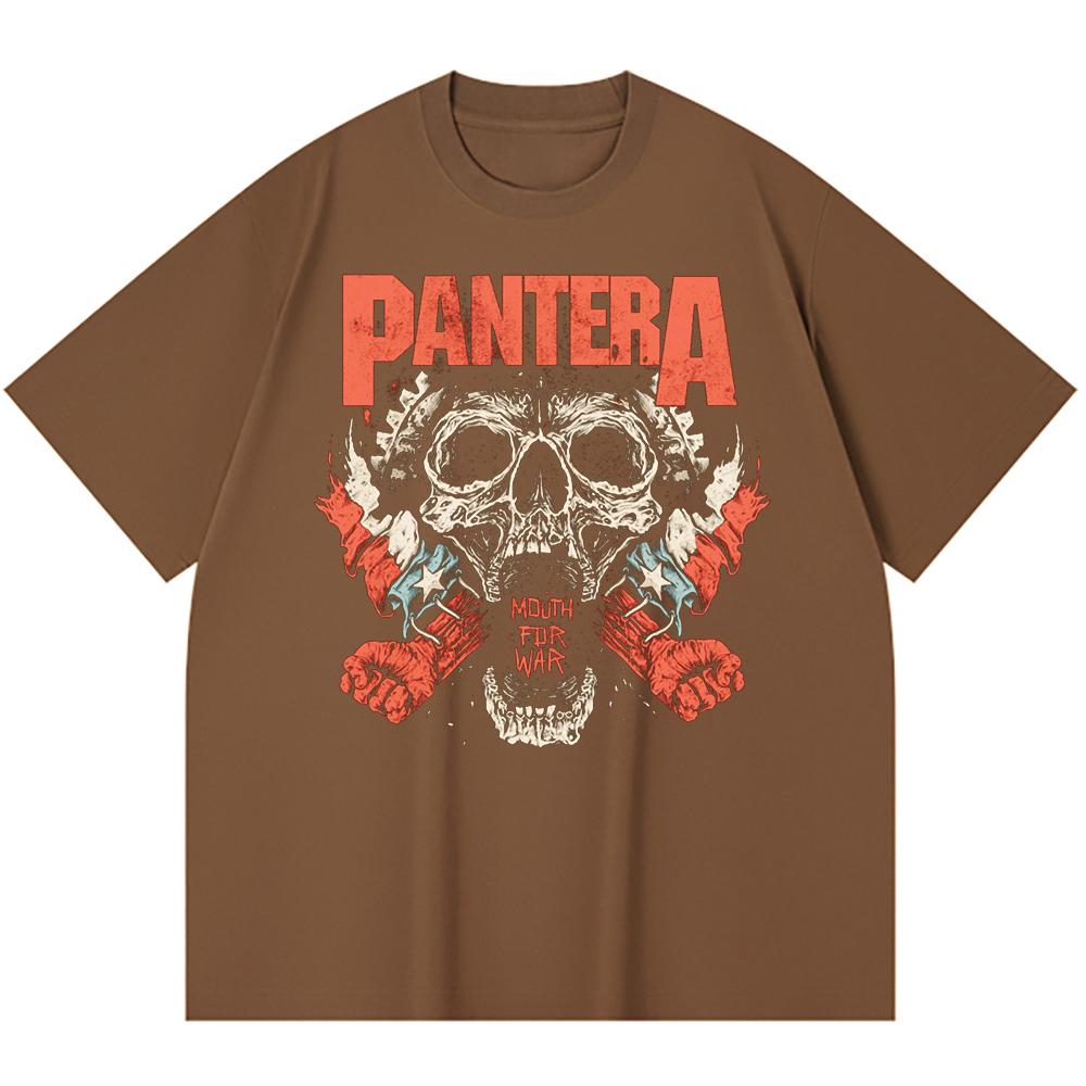 230 Gsm 100% Cotton Heavy Metal T-Shirt  Rock Band Popular Music Print Unisex Heavy Cotton T Shirt