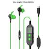 Game Earphone Sound Card With Microphone In Ear Corded Gaming Headphone Sound Equipment For Mobile Phone PC Desktop