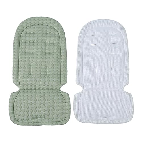 Stroller Insert - Reversible Stroller Pad | Breathable Baby Head & Body Support for Stroller, Daily Use, Travel, Leisure, Home & Car