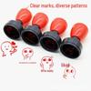 Large Teacher Emoticon Stamp for Grading: Fun Encouragement & Rewards for Children's Homework
