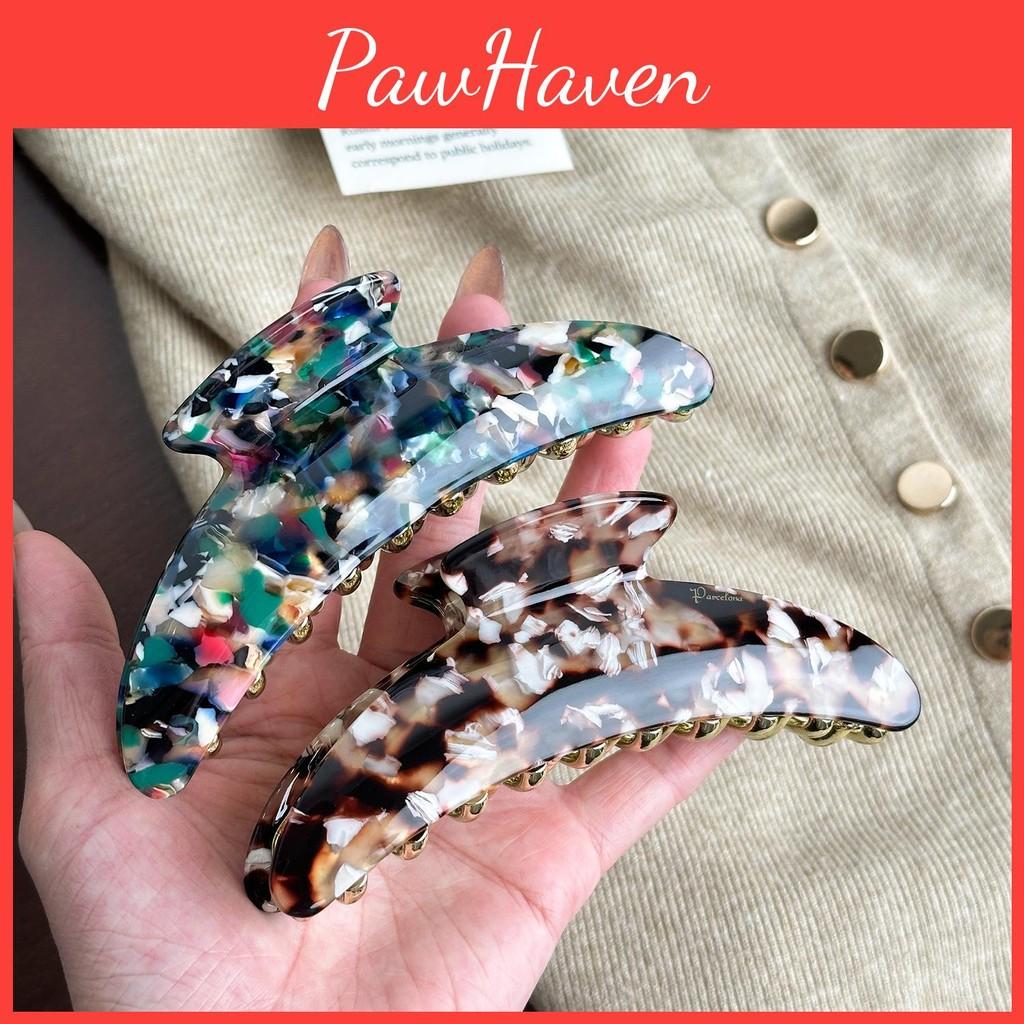 Large Unique Moon Hair Claw Clips With Highend Acetate Material For Women