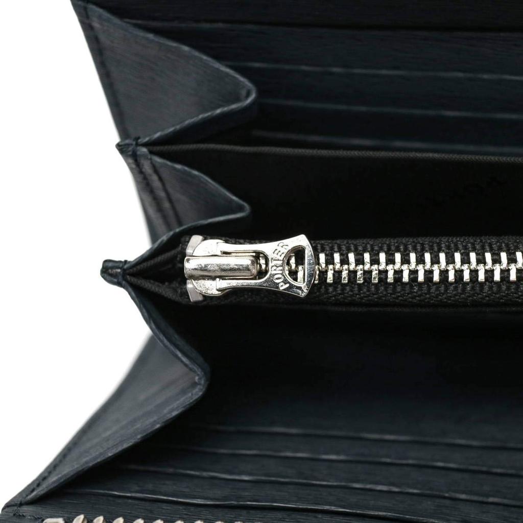Porter Current Long Wallet with L-Shaped Zipper, 052-02210 (Navy)