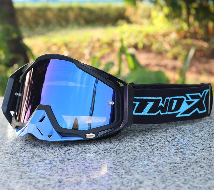 

Мотоциклетные очки Two-X MX Мотокросс Гоночные очки Очки для езды по бездорожью Мотоциклетные очки для мотокросса ATV MTB Солнцезащитные очки для спорта на открытом воздухе