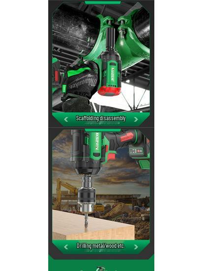 NICE High Power Rechargeable Impact Wrench - Official High Torque Electric Air Gun