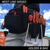 Fujiya (Fujiya) WB-23 Waistline Series Cloth Electrician Bag, 3-Tier Type, Built In EVA Fabric To...