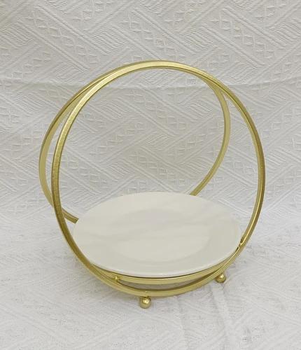 Iron Ceramic Cake Pan Cake Stand Fruit Basket Dessert Plate Fruit Plate Display Stand Sushi Plate Snack Tray Refreshment Tray