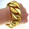 32mm Width Bling Massive 316L Stainless Steel Gold Tone Hip Hop Bracelet Designer Chrams