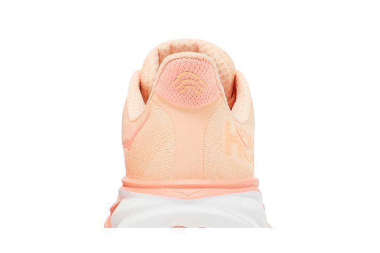 Women's Sneakers Hoka One One Clifton 9 Cantaloupe (Women's) Cantaloupe/White