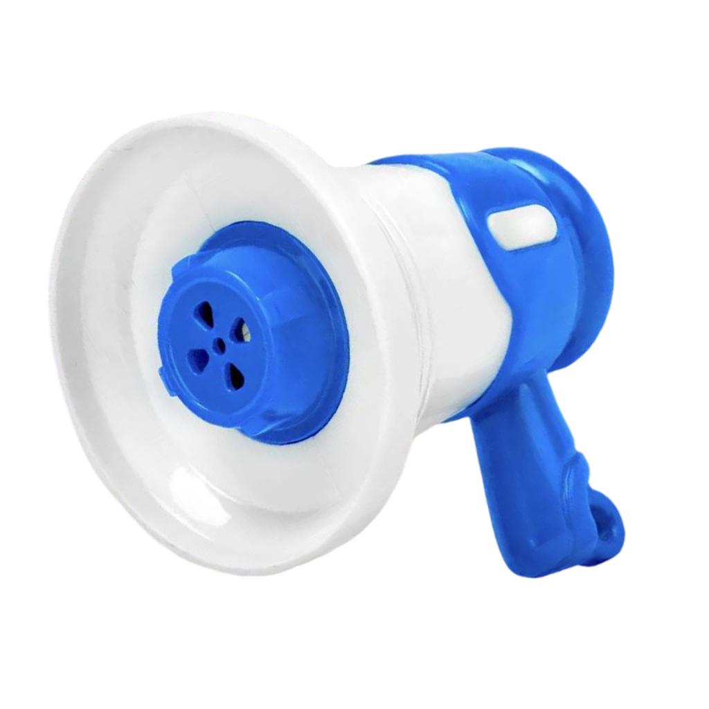Musical Megaphone Toy Small Megaphone Speaker with Recording Microphone Musical Trumpet Bullfrog Toy Megaphone Keychain
