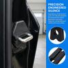 12 Pcs Car Door Latch Cover, Non-Slip Silicone Car Door Lock Protective Cover for Noise Reduction, Anti-Collision Shock Absorber Pads for Universal