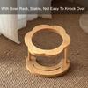 Elevated Cat Bowls with 15° Tilted Stand Ceramics Drinking Water Feeding Pet Supplies for Cats Dogs Protect Neck Gamelles Chat