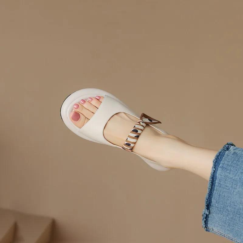 PVP Straight Toe Sandals for Women s New Flat Bottomed Temperament Women s Shoes Casual Ladies Beach Sandals 35