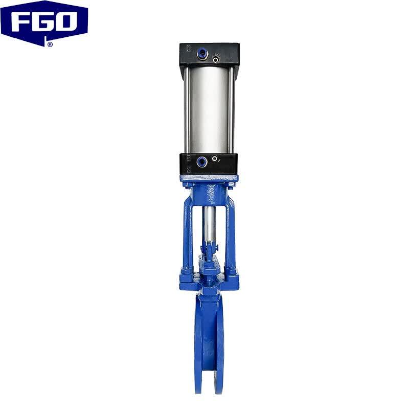 FGO Pneumatic Carbon Steel Knife Gate Valve