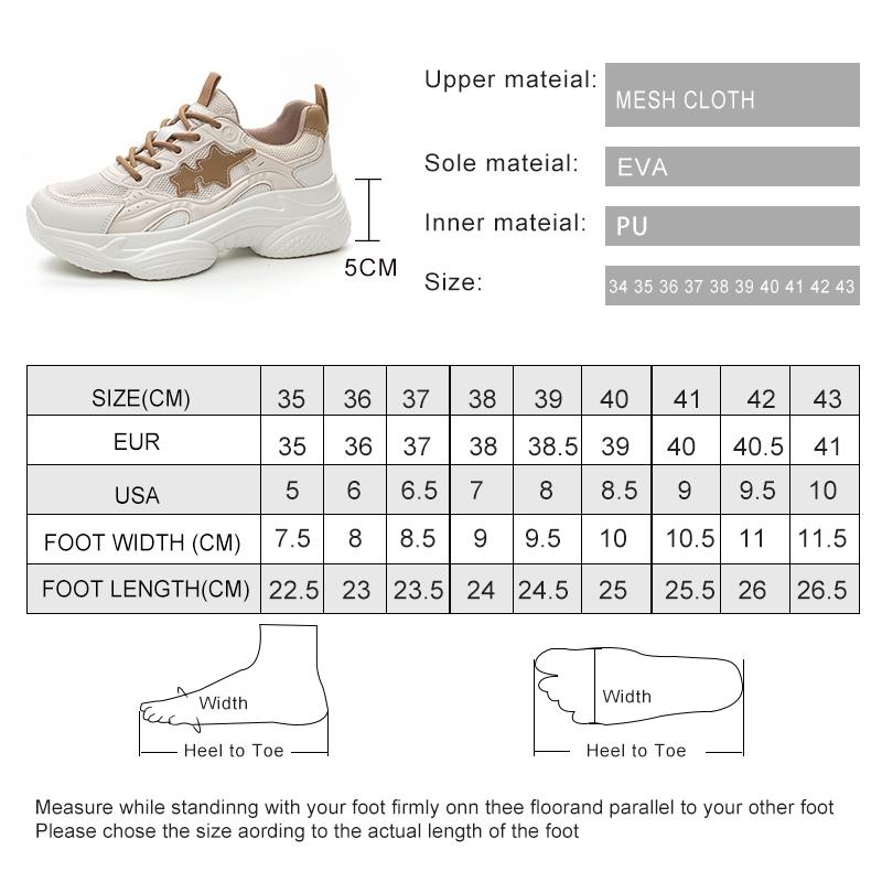 Fashion AIYUQI Sneakers Women Mesh Summer 2025 Breathable Women's Sneakers Casual Large Size 41 42 43 Platform Women's Shoes