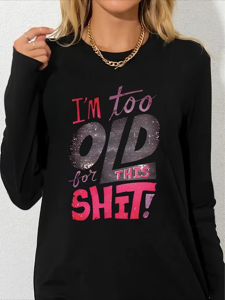 Fashion Casual Loose Leopard Pattern Heart Pattern Printed Round Neck Long Sleeve T-shirt