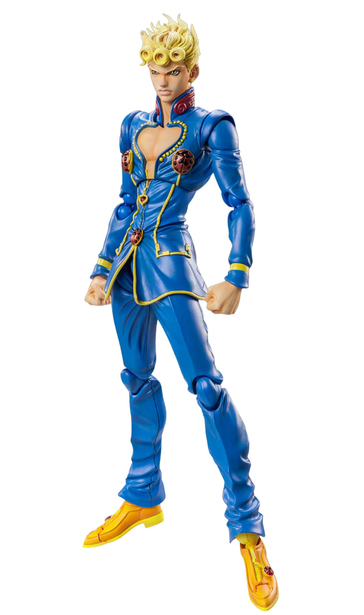 

Medicos Entertainment Фигурка Super Action Statue Bizarre Adventure Часть Джованна Приблизительно 150 мм ПВХ АБС Нейлон Окрашенная Подвижная фигурка «JoJo s 5» «Джорно»