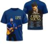 Chris Young It Must Be Christmas Acoustic Tour 3D T-Shirt BL2088