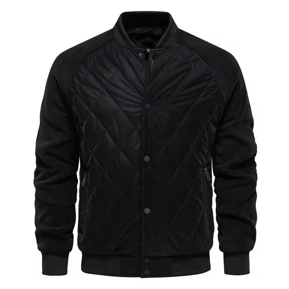 Herren Herbst Stehkragen Winddichte Jacke Jugend Farbeblockierung Freizeitjacke