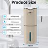 Wall Mount Automatic Liquid Soap Dispenser USB Rechargeable Touchless Foam Hand Soap Dispenser for Bathroom Kitchen Dish Soap