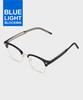Likkeullou Rc Yleen Silver Blue Light Glasses Black