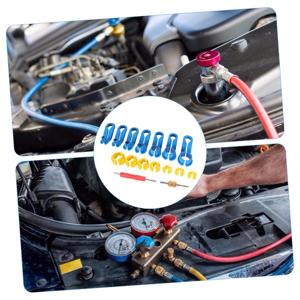 VORCOOL 1 Satz Klimaanlagenrohrschnalle Autoreparaturwerkzeug Autoverbrauchsmaterialien Kraftstoffleitung