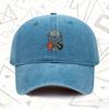 A Vintage Washed Hat Related to ROCK ROLL Suitable for Both Men And Women a Solid Baseball Cap for All Seasons Perfect for