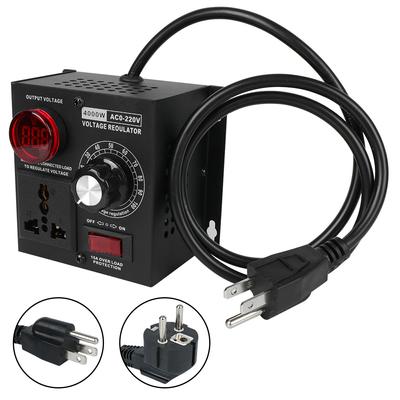 Regulator napięcia zmienny regulator napięcia regulowany ściemniacz AC 220V 4000W do prędkości światła temperatura wolty