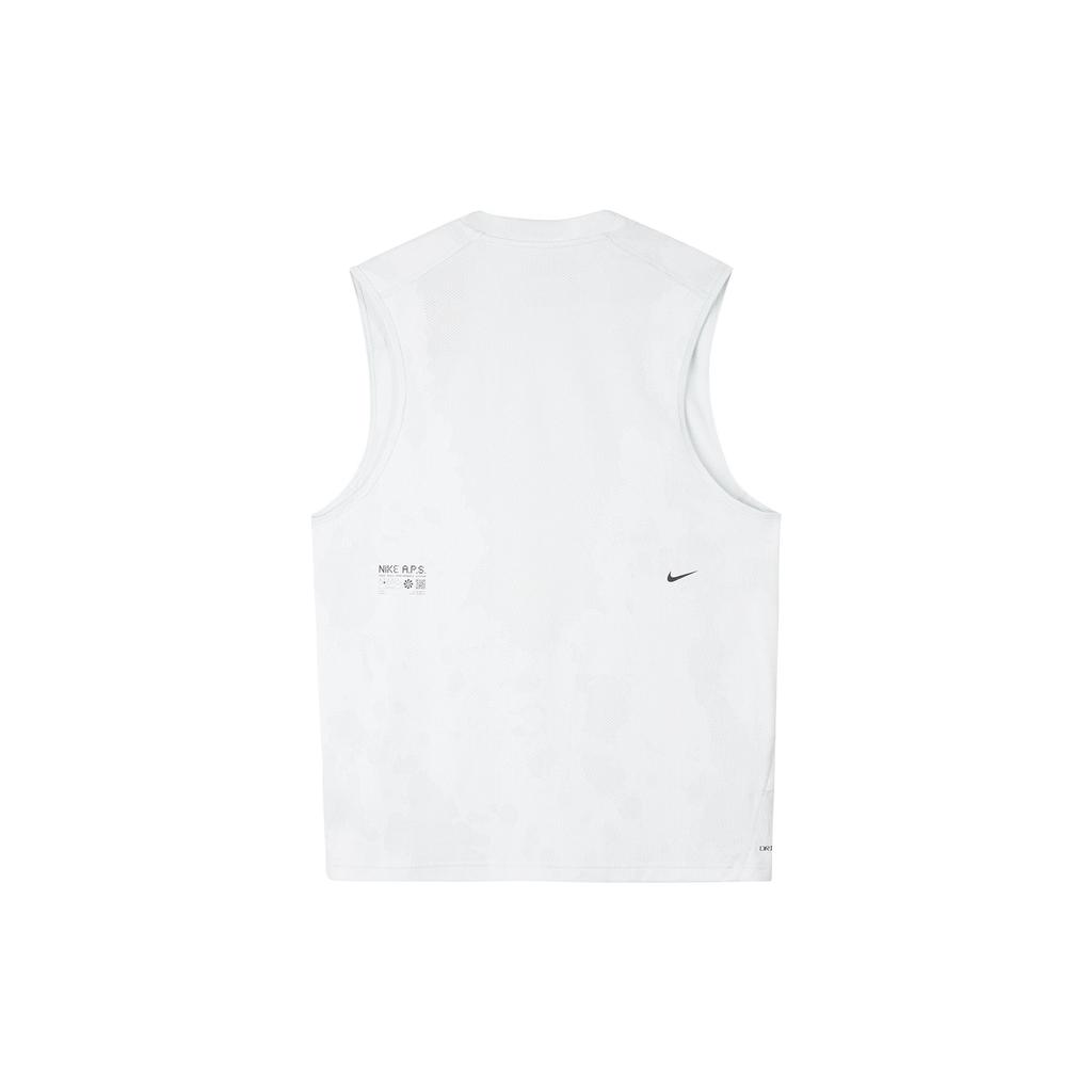 Nike Dri-FIT ADV A.P.S. Solid Logo Crew Neck Sleeveless Vest Men Tops White DX0929-100
