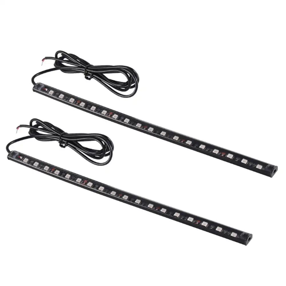 2Pcs 30cm 12V LED Strip Light Waterproof RED&GREEN for Bow Boat Marine Navigation Kayak Canoe Deck Courtesy Bow Trailer Pontoon