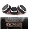3Pcs Car Air Conditioning Heat Control Knob A/C Switch for VW POLO 9N 9N3 6R 2004 2005 2006 2007 2008 2009 2010 2011 2012 2013