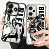 Anime Bleach Desgin Plating Phone Case For Xiaomi Redmi Note 14 15 Pro Plus 13 12 11 11S 11T 10 9S 9 5G Anti-Fall Airabag Cover