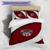 Set Lenzuola Stampato Sheffield United Football 3 Pezzi, Comodo Set Copripiumino per Camera da Letto Amico della Pelle