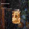 Waterproof Solar Mason Jar Lights for Outdoor Decor: Hanging Garden Fence Lights & Courtyard Pendants