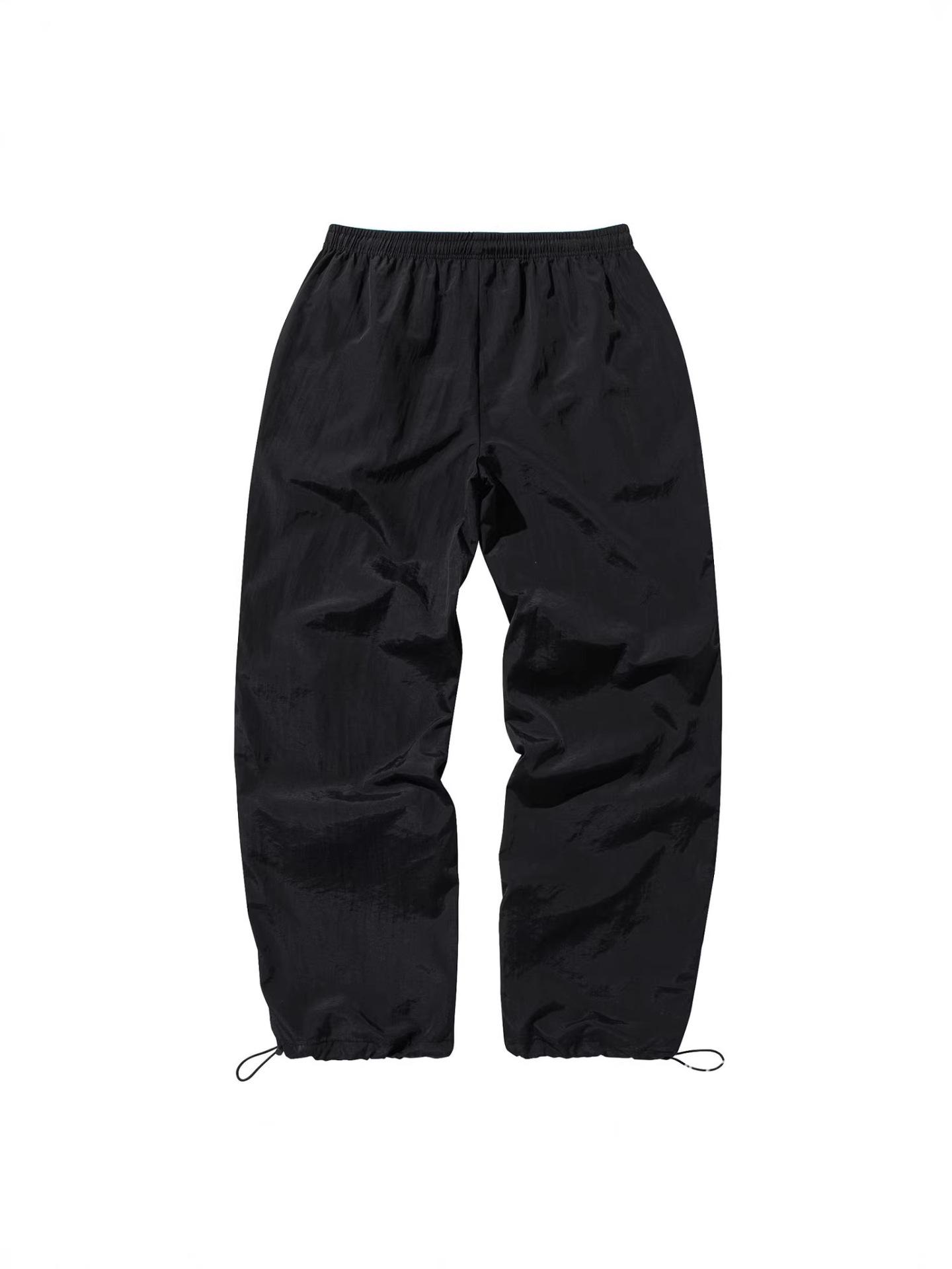 2026 Trendy Unisex Striped Casual Sports Sweatpants - Versatile Couple s European Fit XXL чёрный