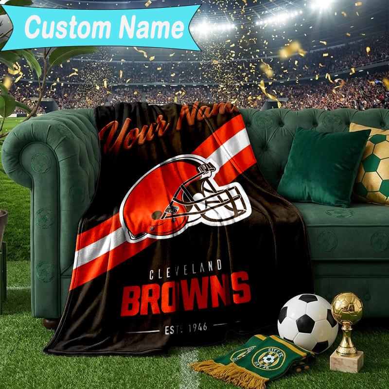 Custom Name Blanket Cincinnati-Bengals Helmet Blanket Bedding Blanket for Travel, Camping, Living Rooms, Offices, Sofas, Fan Christmas gift